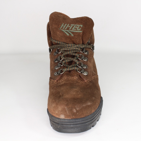 Vtg New Hi Tec Mens 9 Alpine Suede Hiking Boots